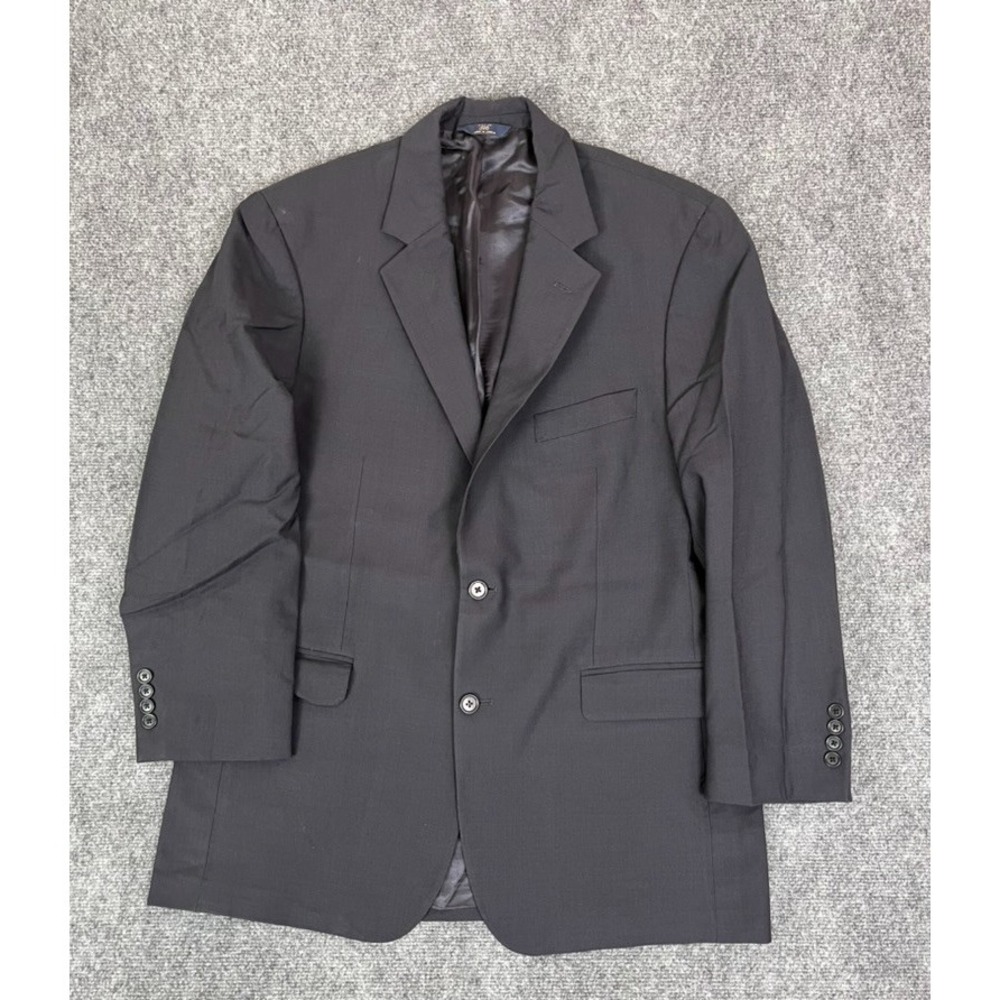 Brooks Brothers 346 Stretch Men's Navy Blue Blazer97% Wool %3 Spandex Size 42 RG
